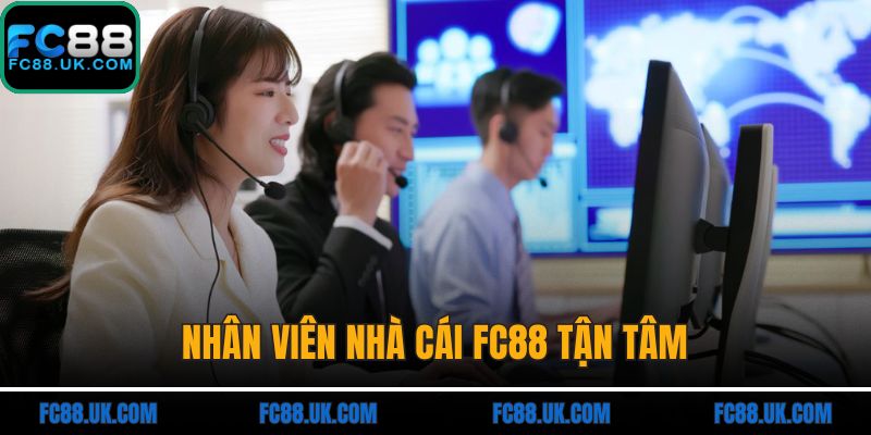 Nhân viên nhà cái tận tâm và luôn sẵn sàng giúp đỡ bạn